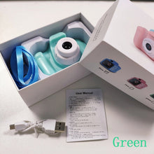 Load image into Gallery viewer, Mini Digital Camera Toys for Kids 2 Inch HD Screen Chargable Photography Props Cute Baby Child Birthday Gift Outdoor Game